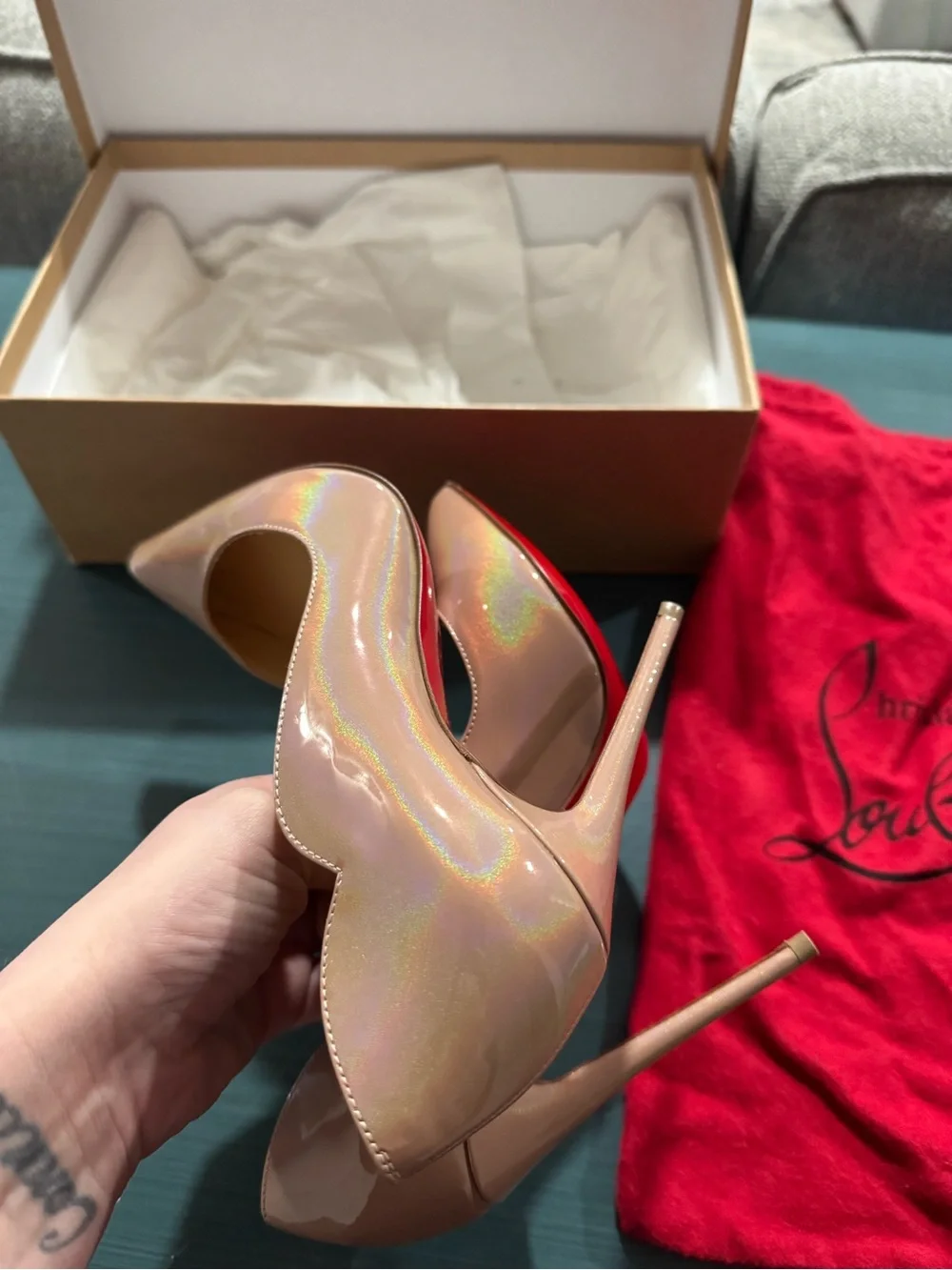 Christian Louboutin Heels - Hot Chick 35.5 - Picture 3 of 8